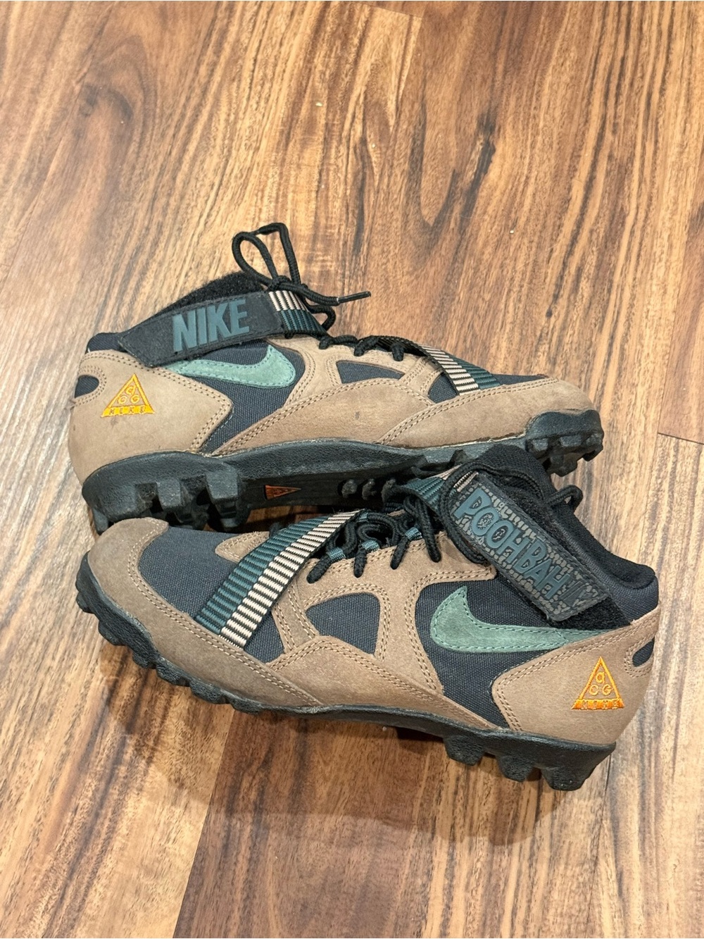 Vintage Nike ACG Pooh Bah Mountain Bike Shoes Mens US 7 Cycling